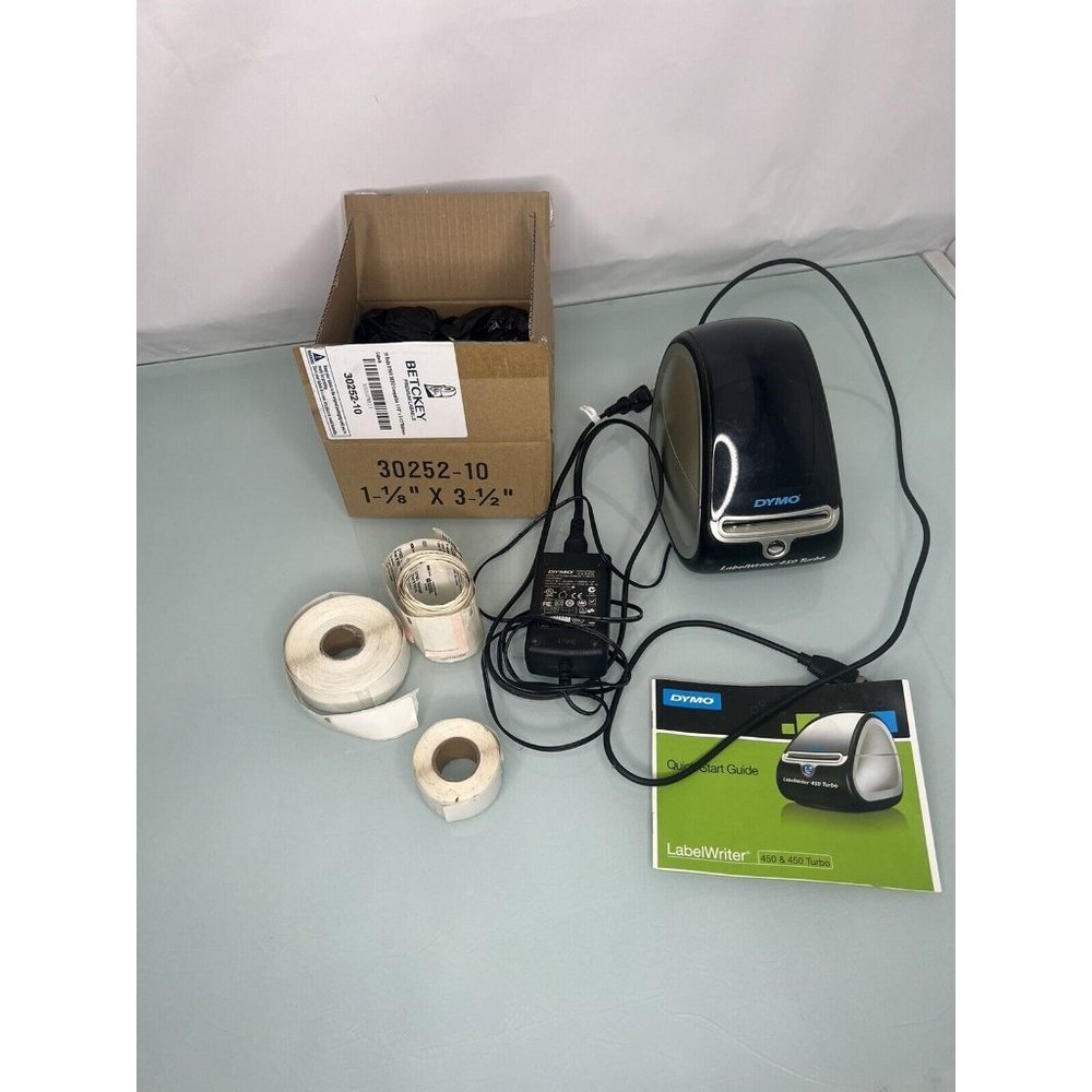 1750283 Dymo LabelWriter 450 Turbo Thermal Label Printer Label LOT
